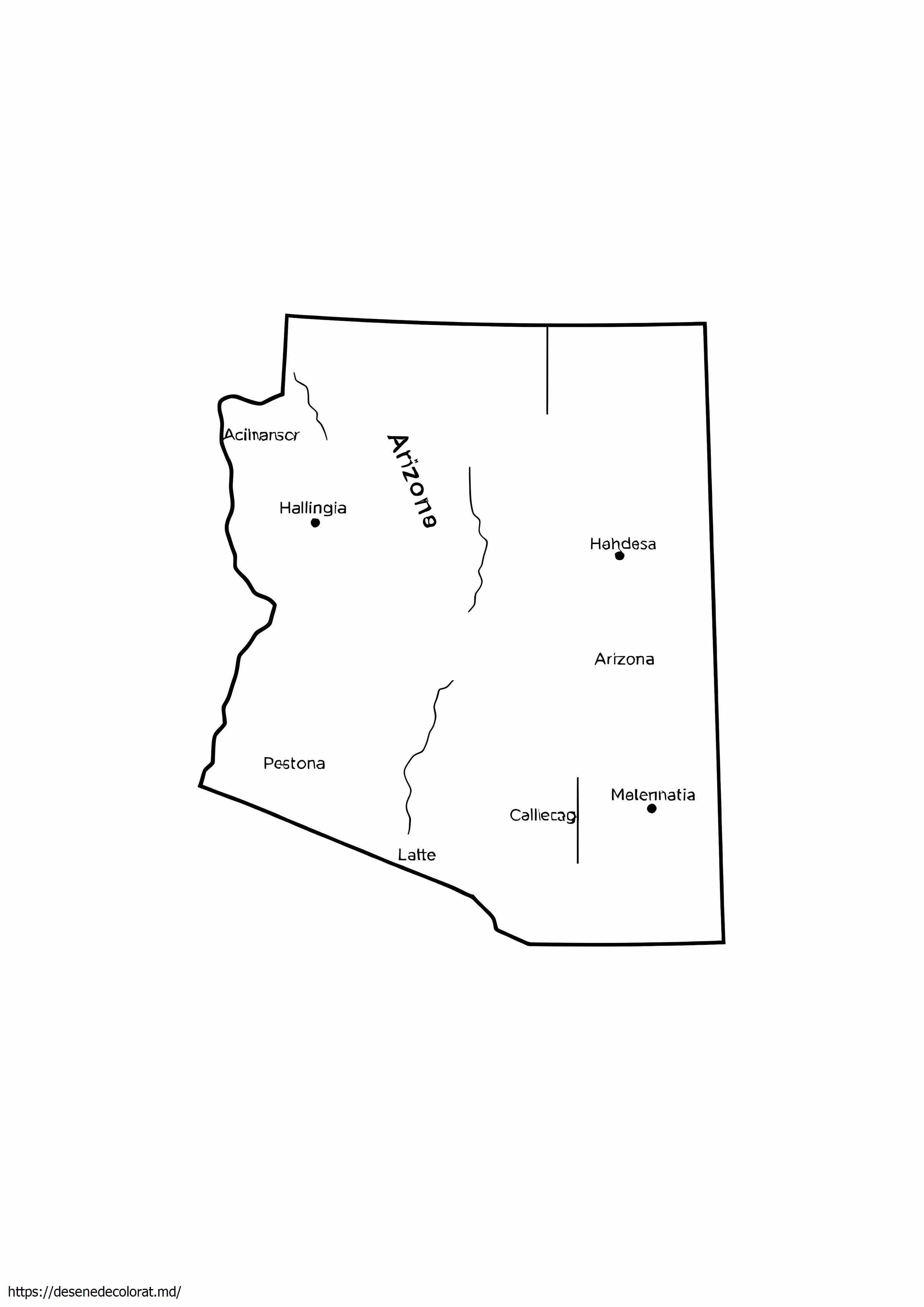 Harta Arizona