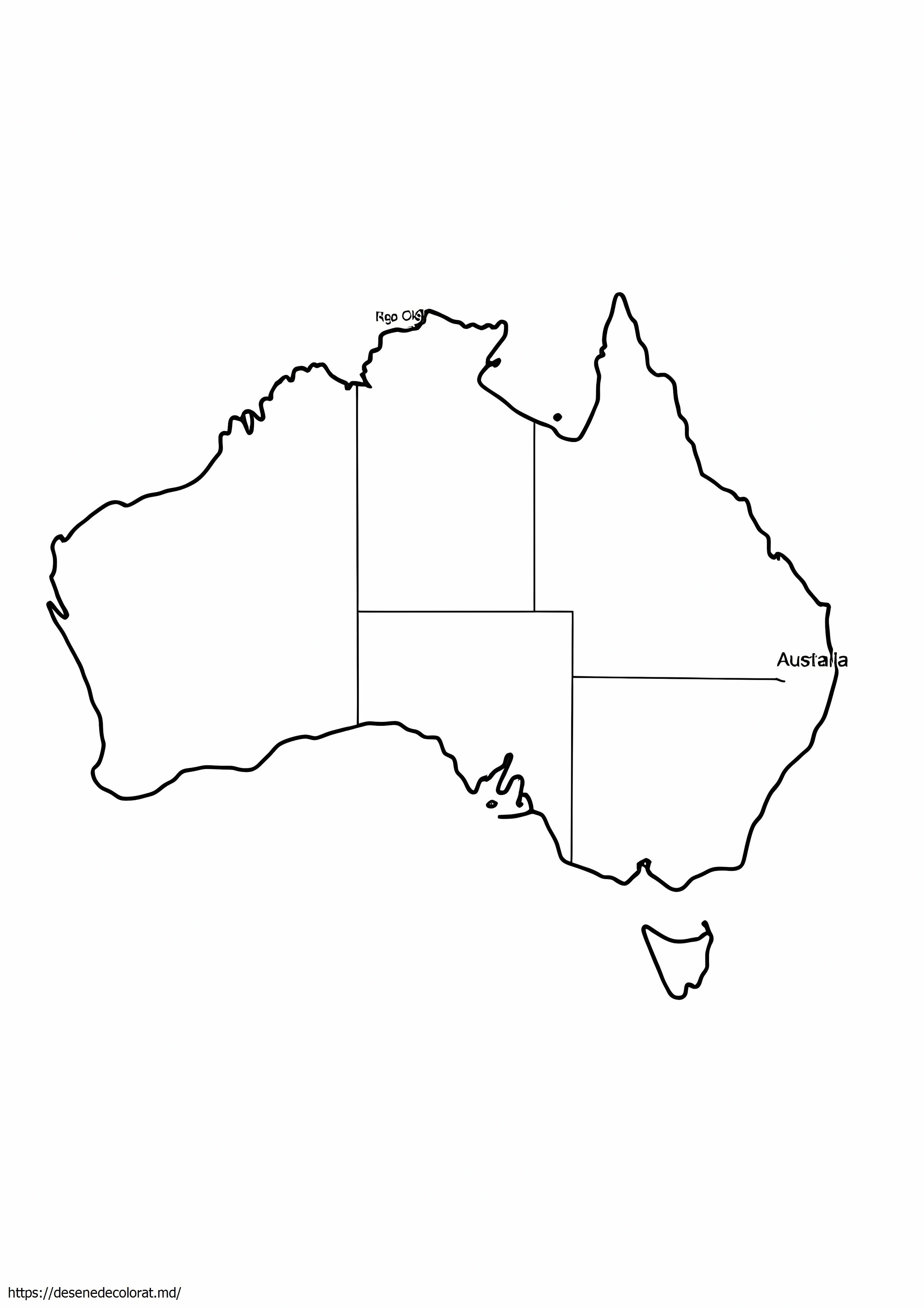 Harta australiei