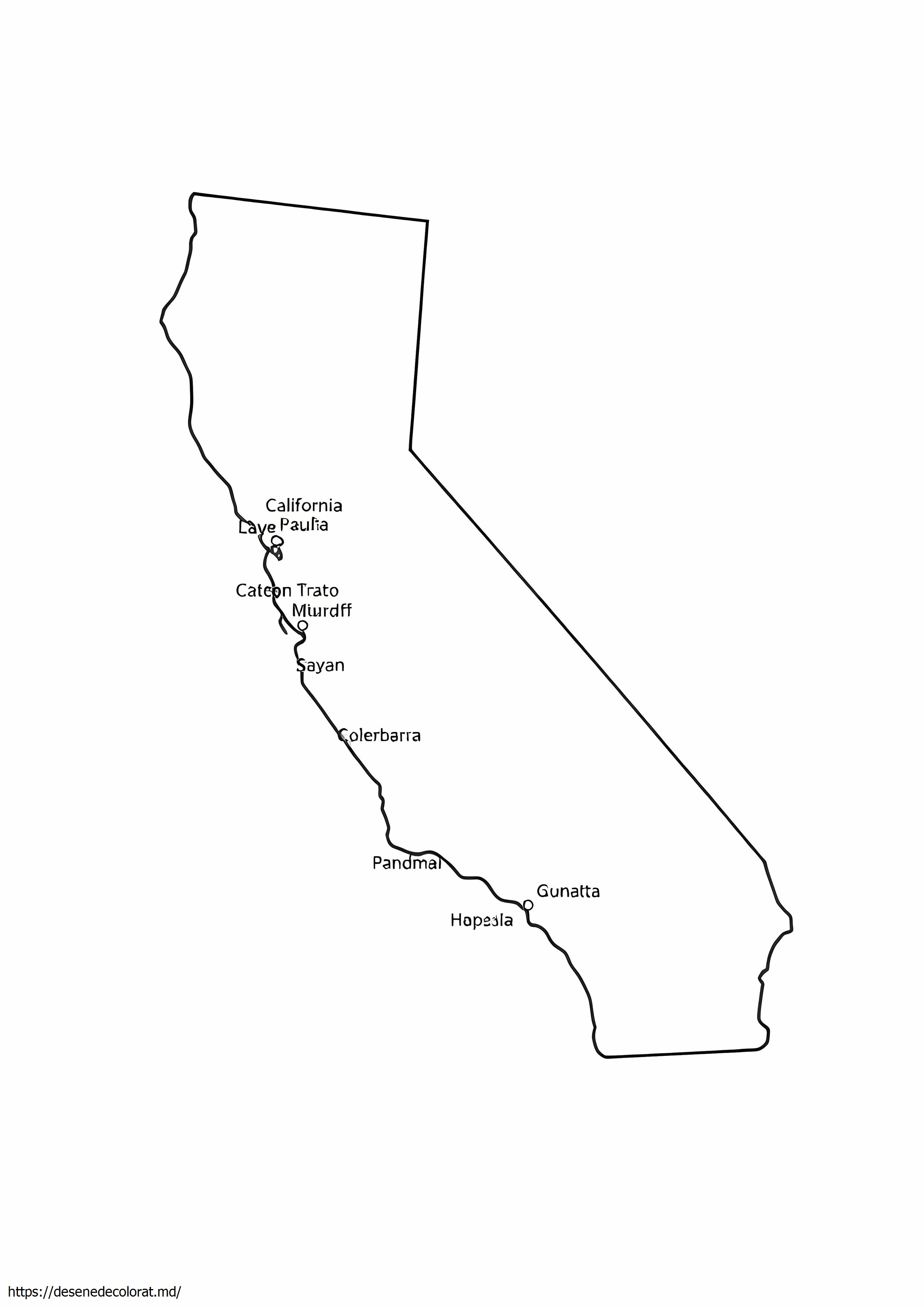 Harta californiei