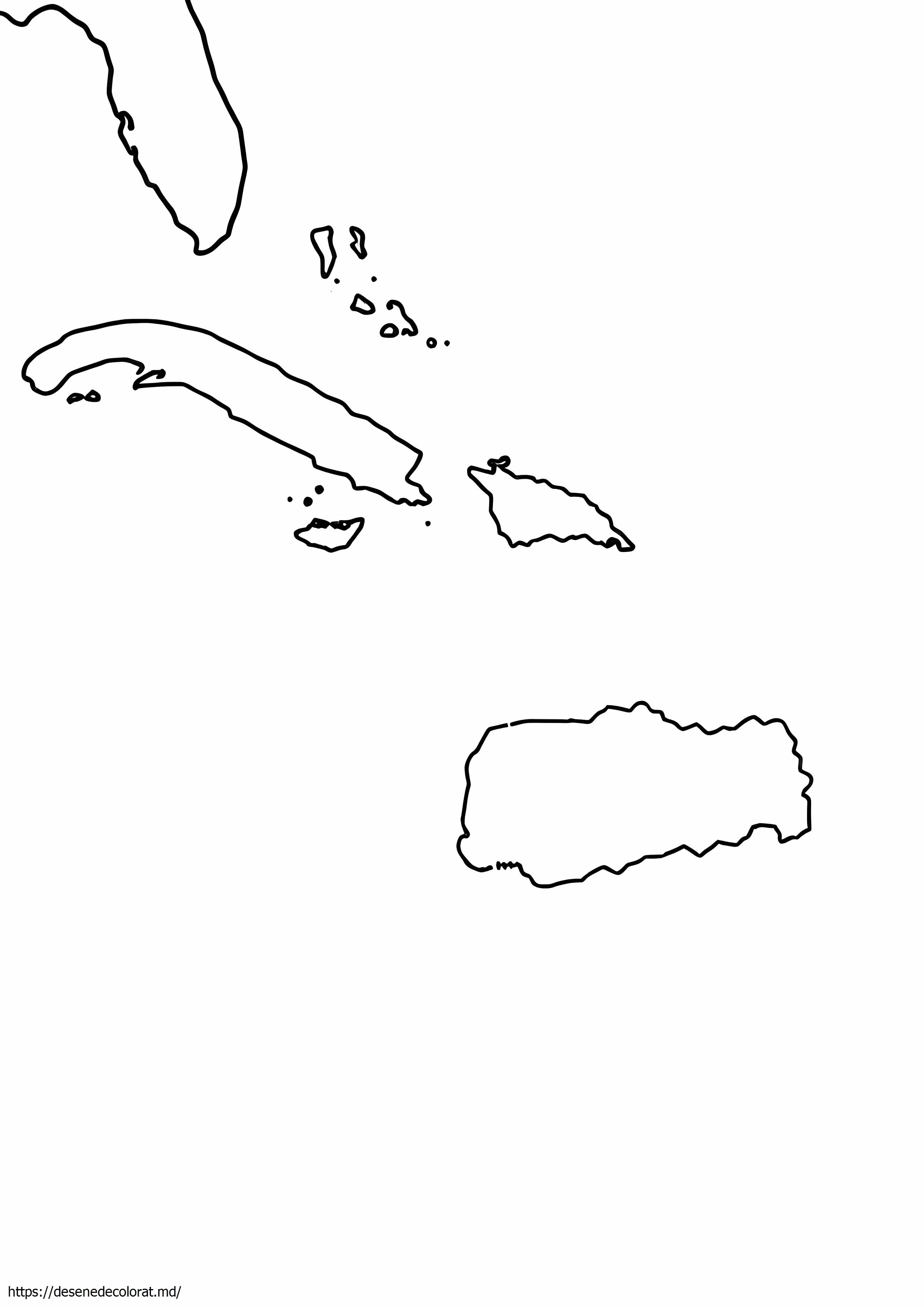 Harta Caraibelor