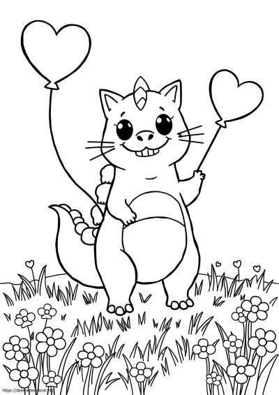 Dinozaur pusheen
