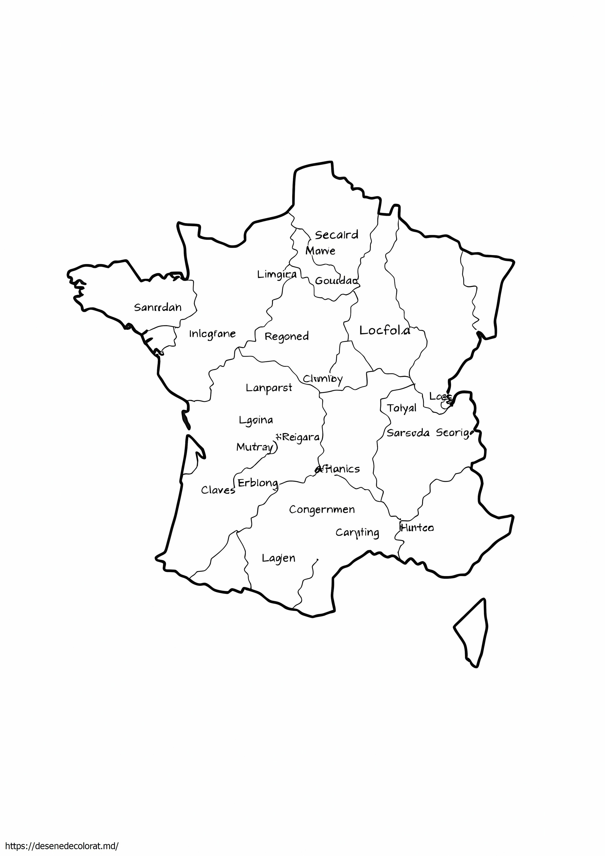 Harta Frantei
