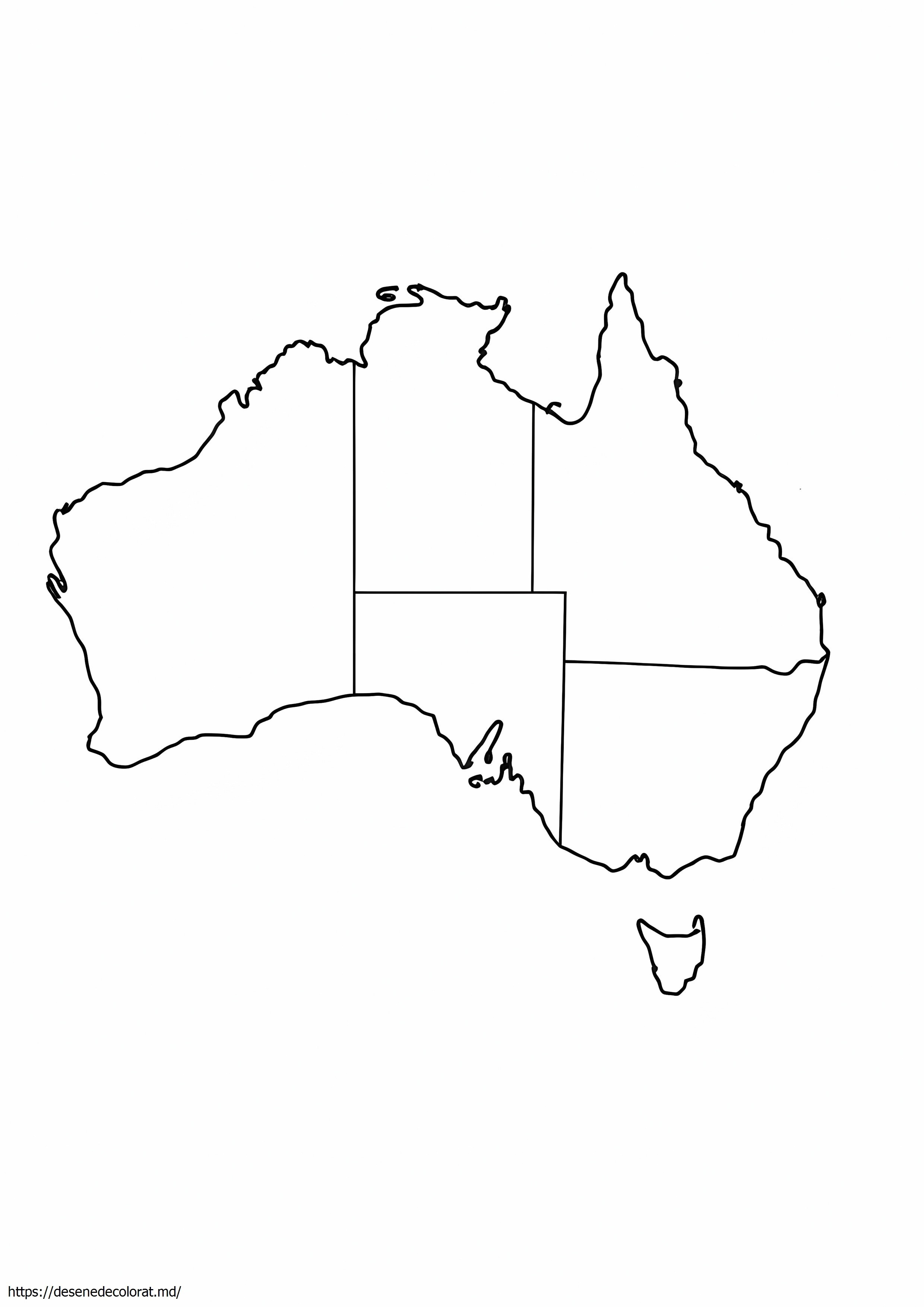 Harta australiei