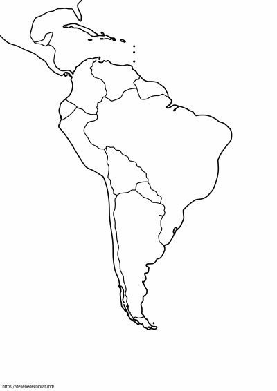 Harta Americii de Sud