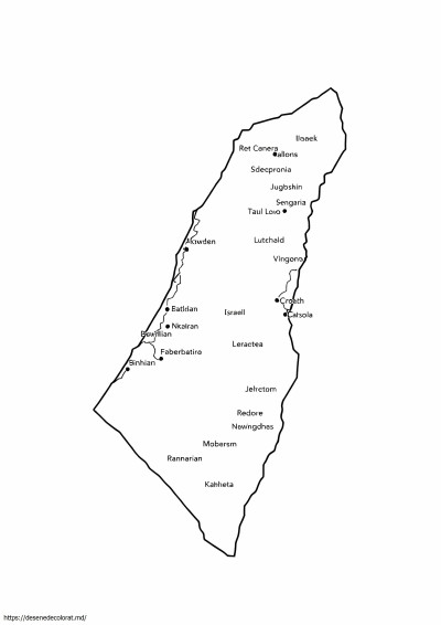 Harta Israelului