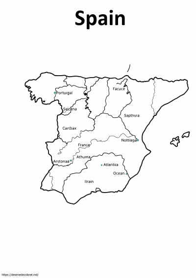 Harta Spaniei