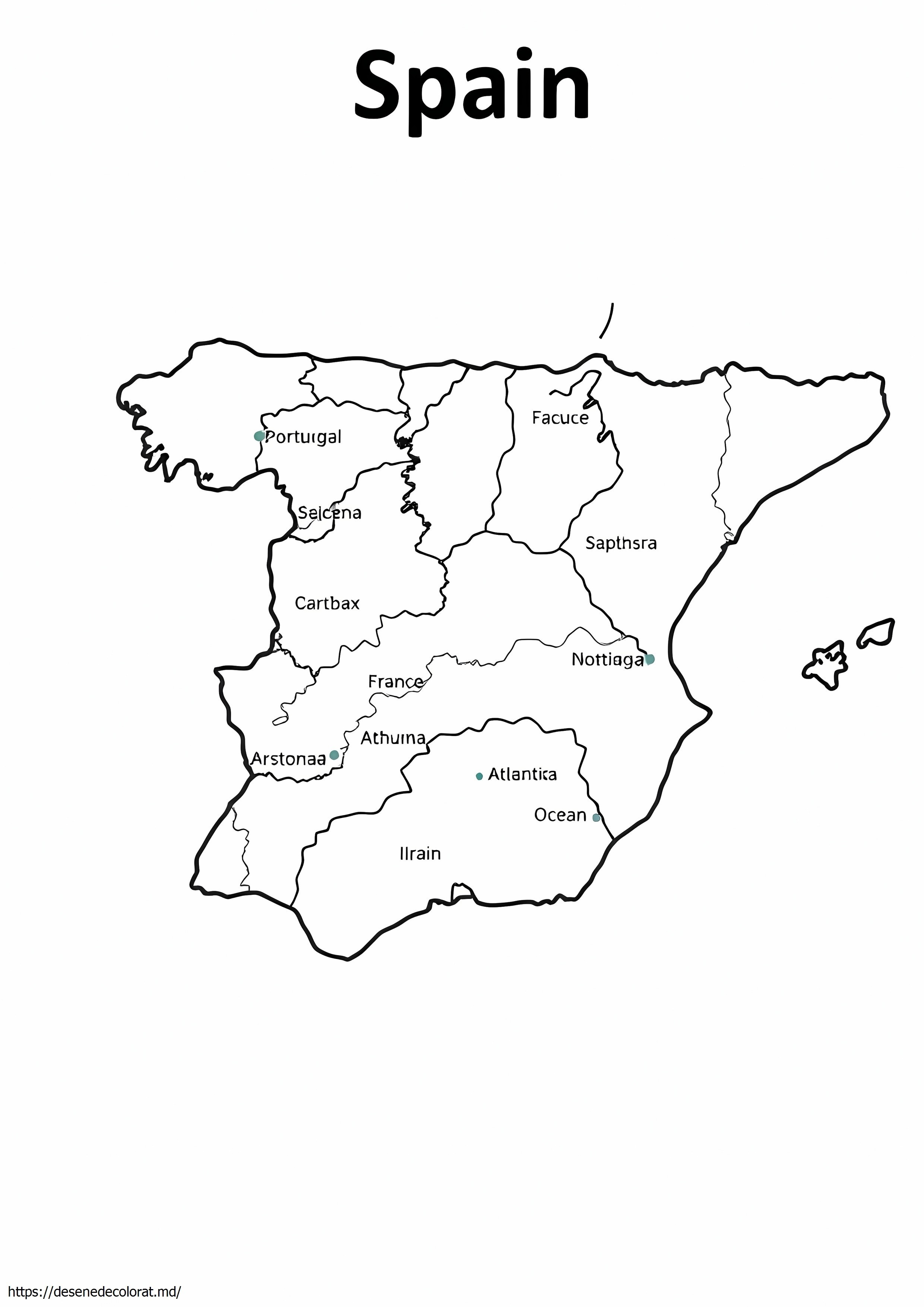 Harta Spaniei