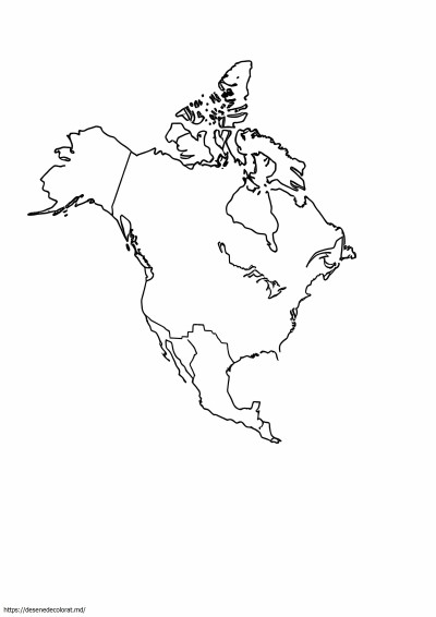 Harta Americii de Nord