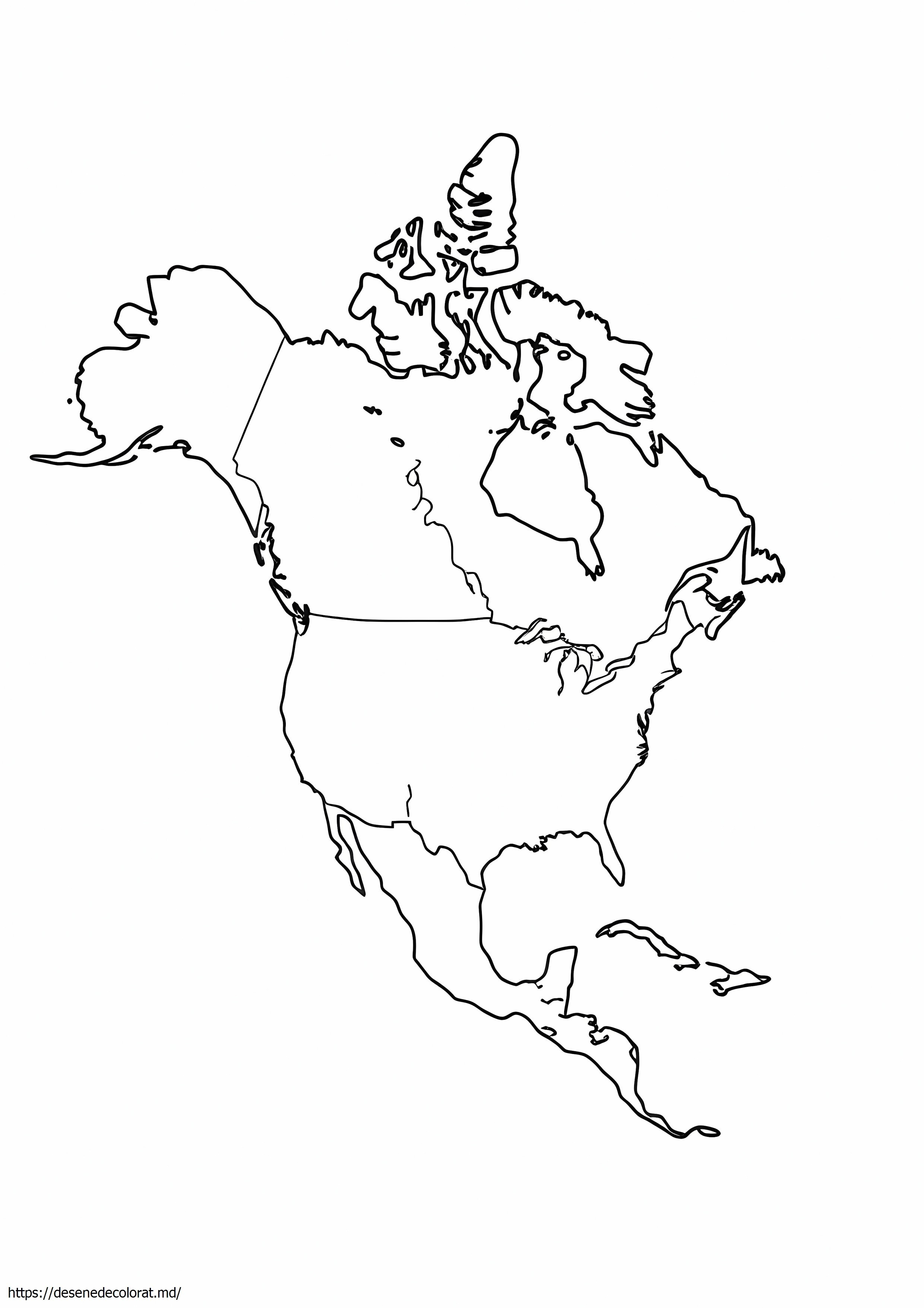 Conturul Americii de Nord