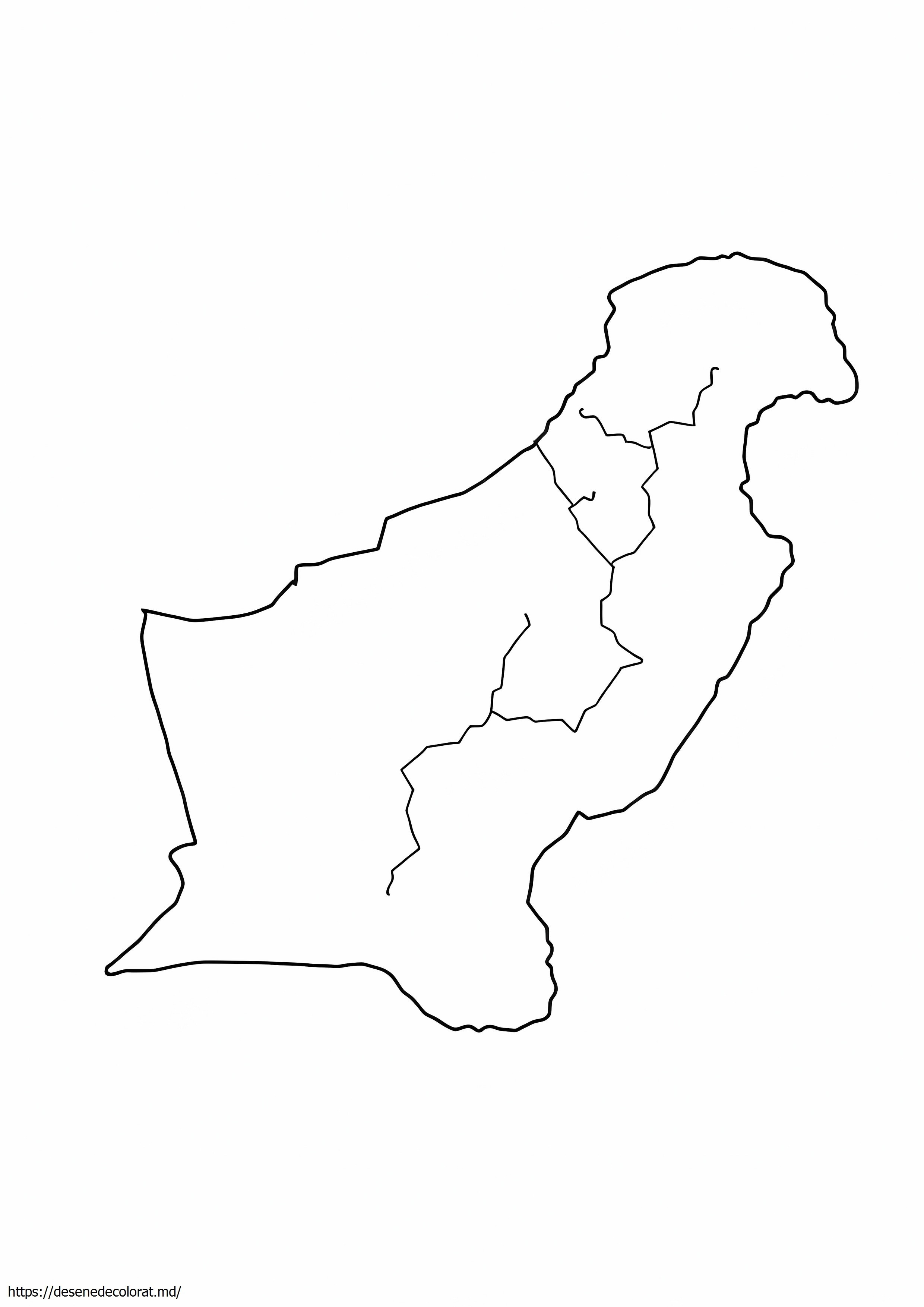 Harta Pakistanului pentru
