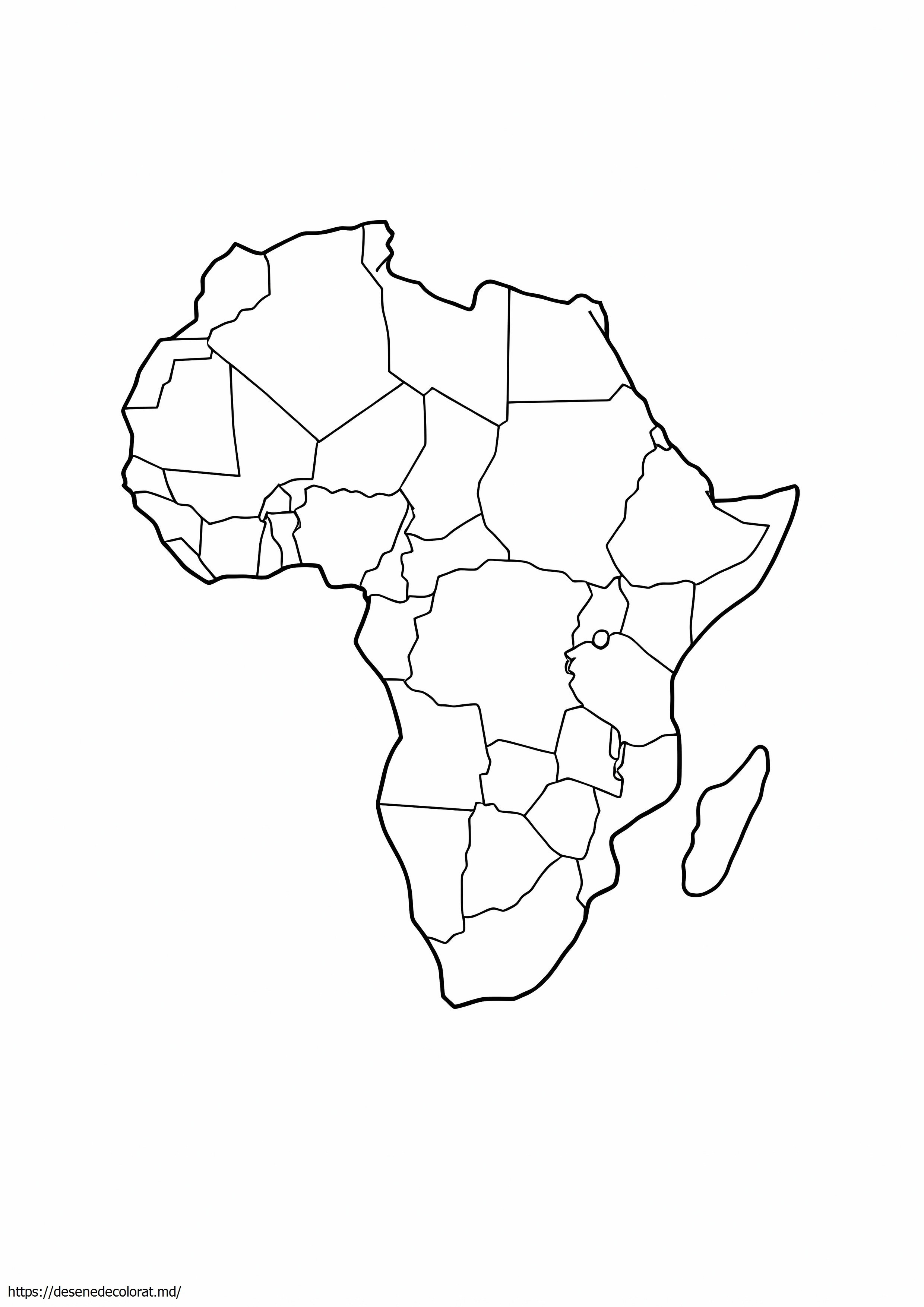 Harta Africii de Sud