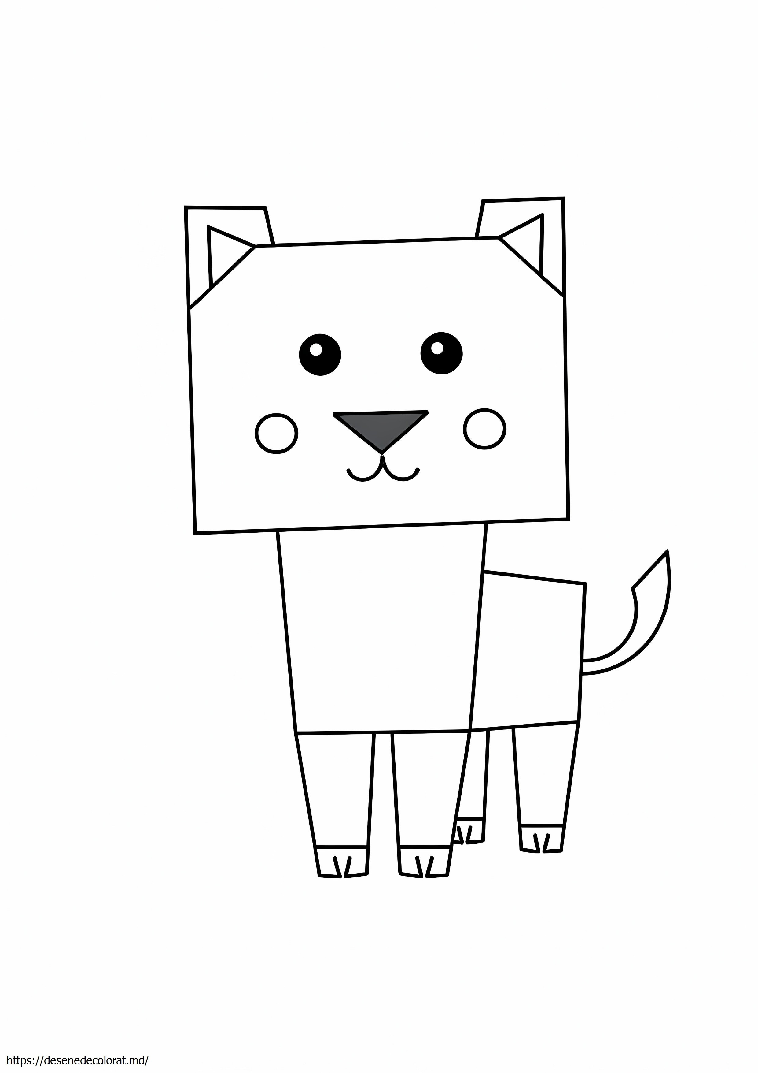 Animal geometric simplu