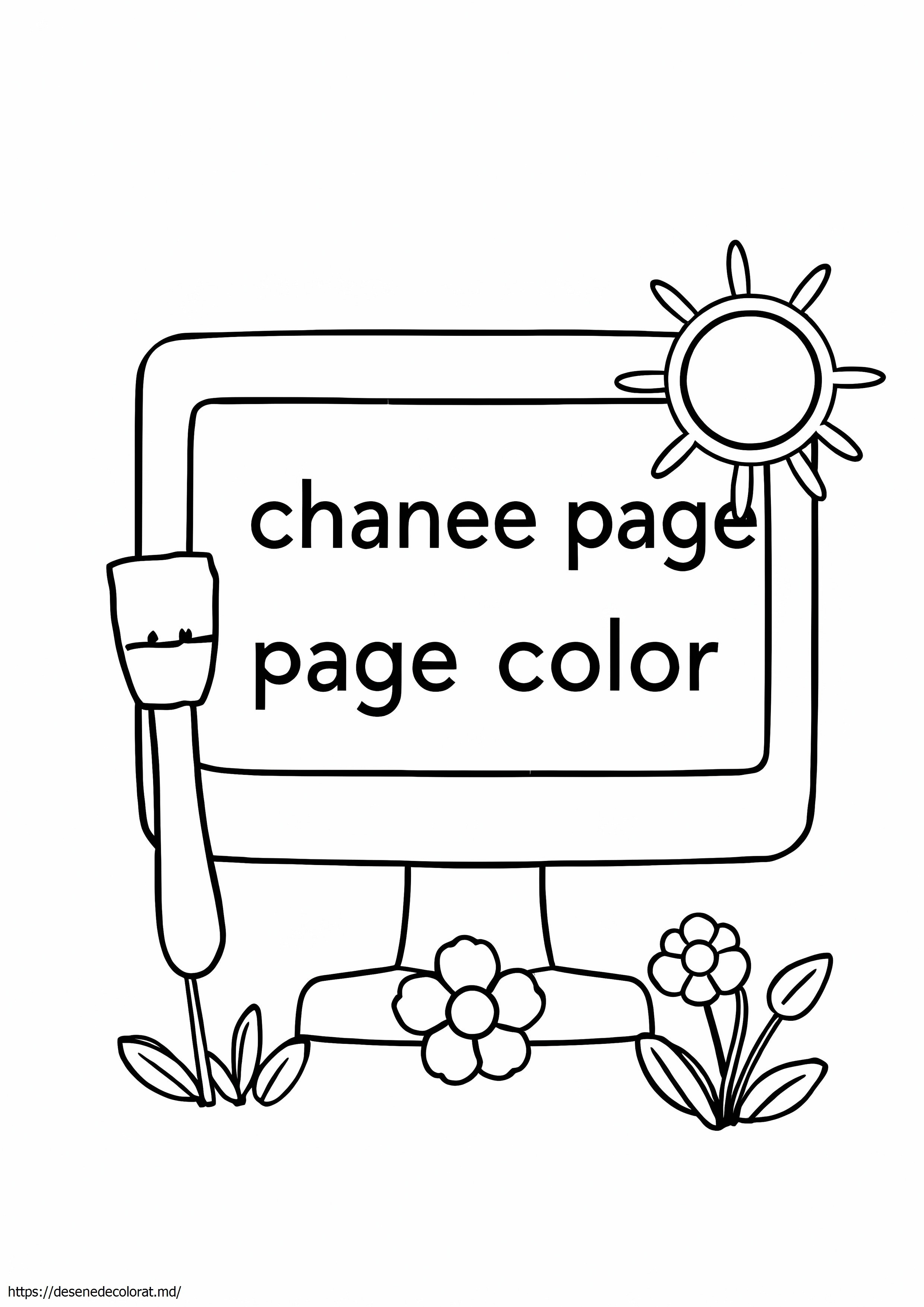 Schimba culoarea paginii html