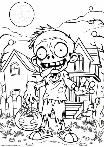 Zombie din desene animate