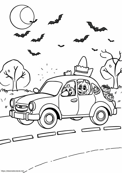 Mașină de Halloween