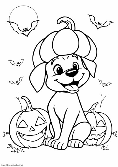 Câine de Halloween