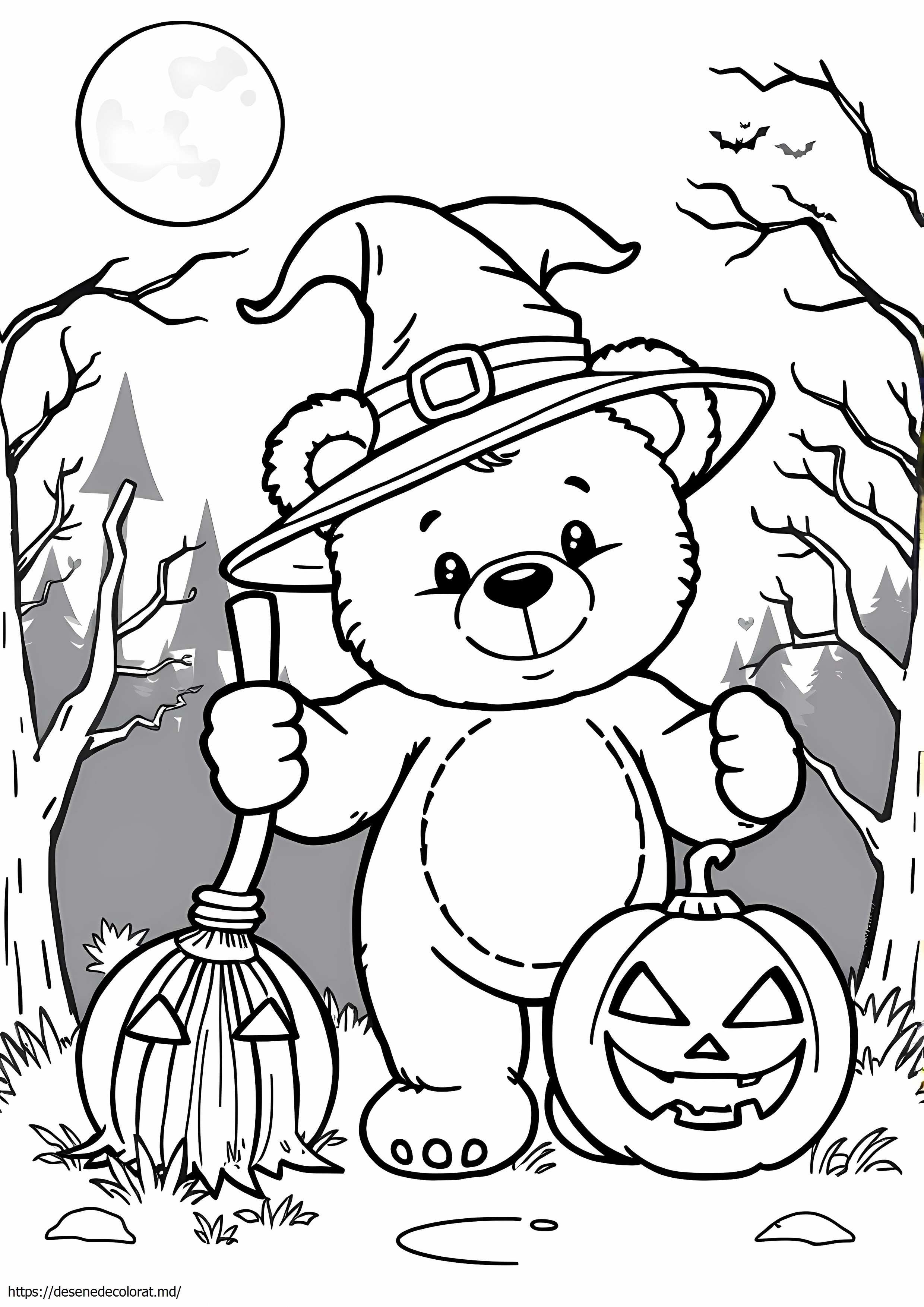 Ursuleț de plus de Halloween