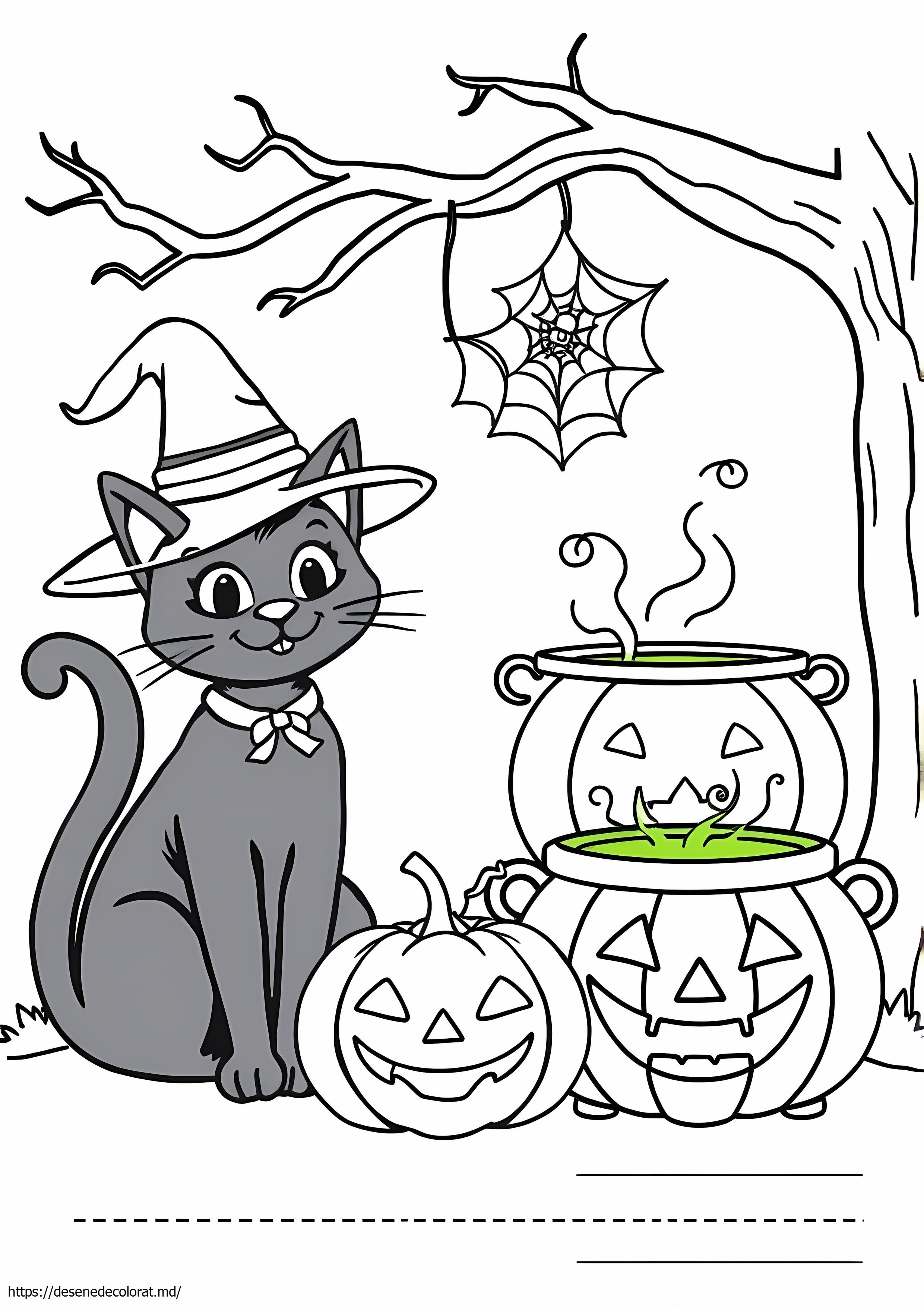 Fișe de lucru pentru Halloween