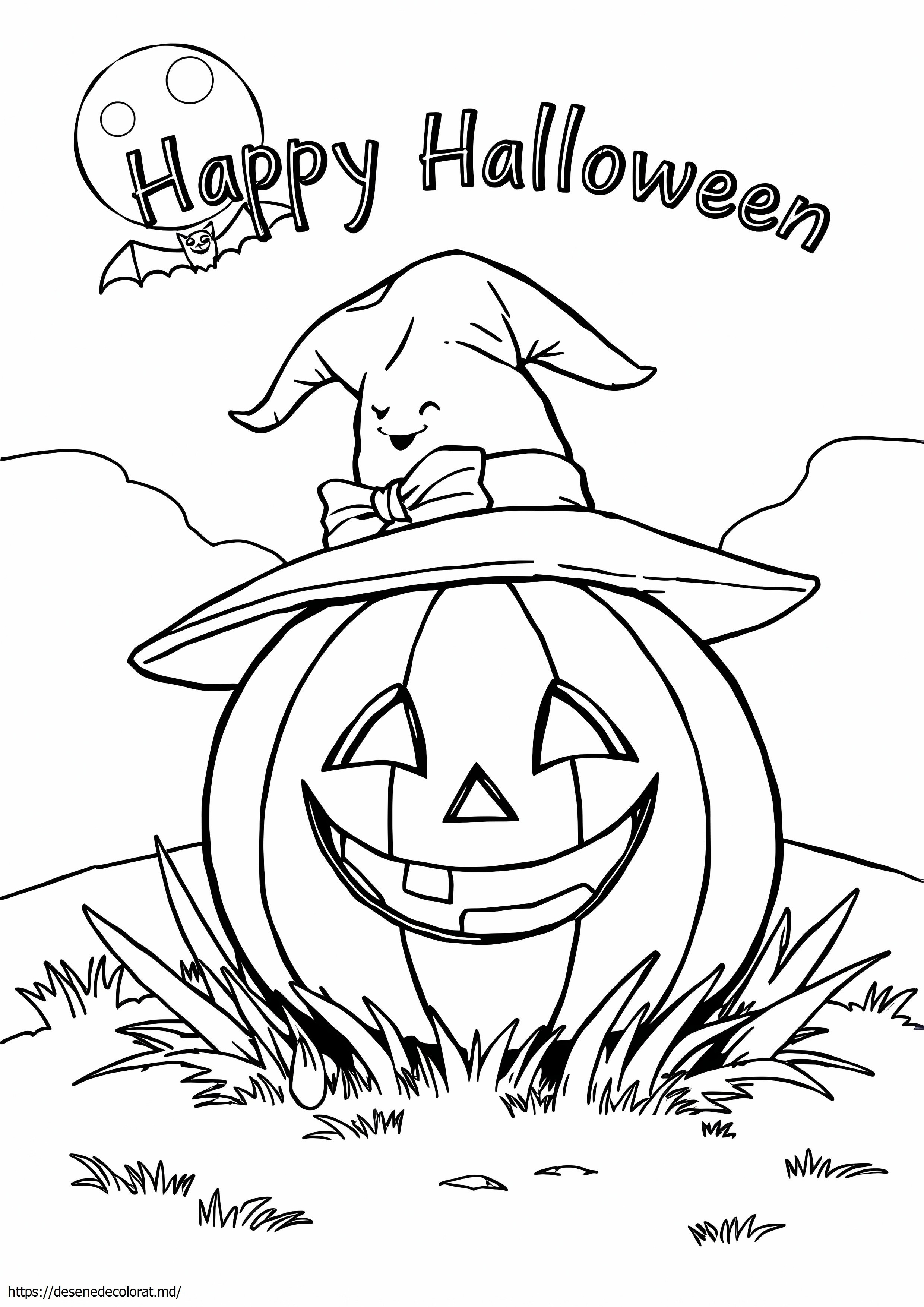 Dovleac de Halloween fericit