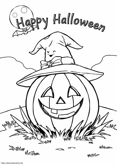 Dovleac de Halloween fericit