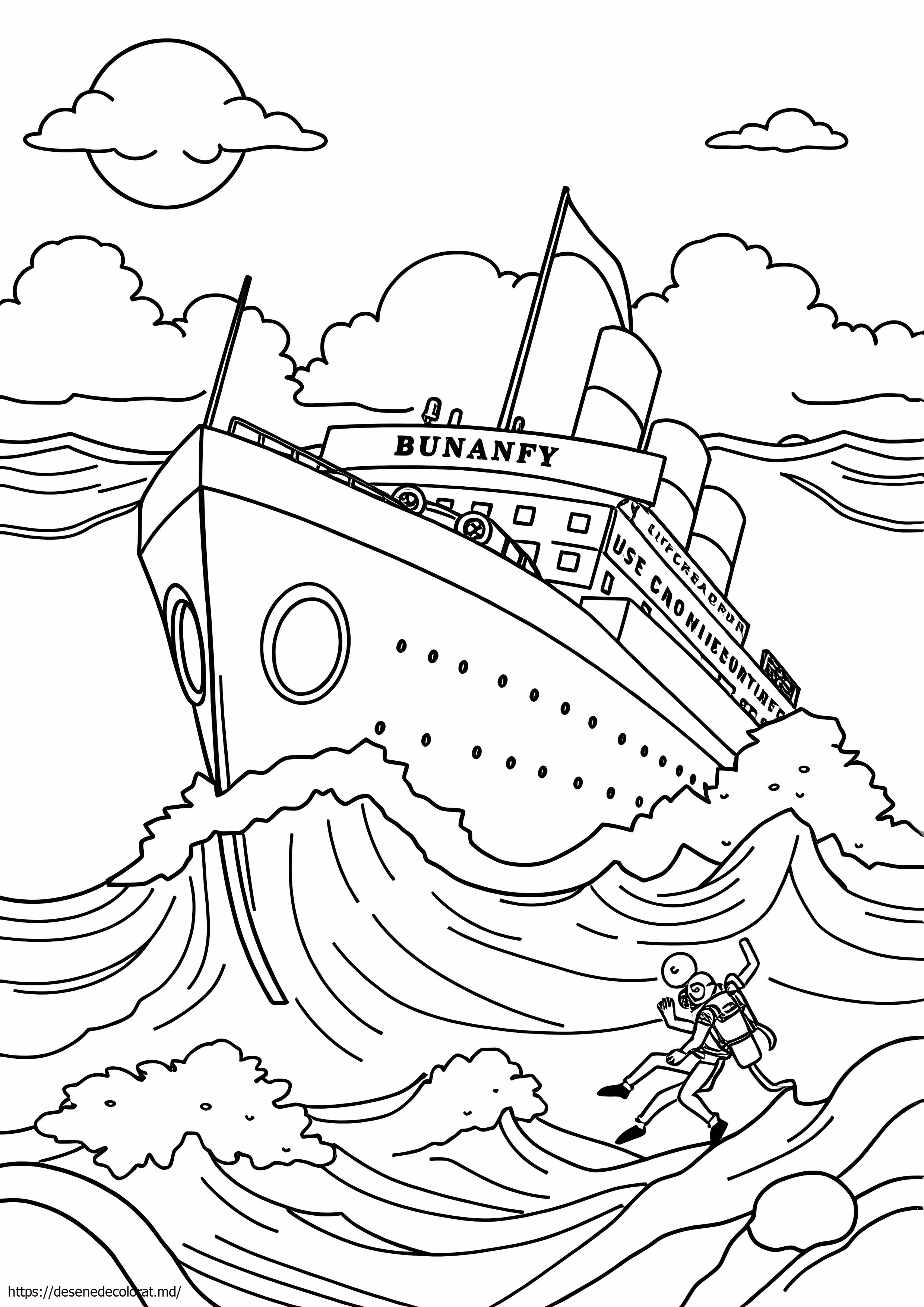 Titanic scufundat