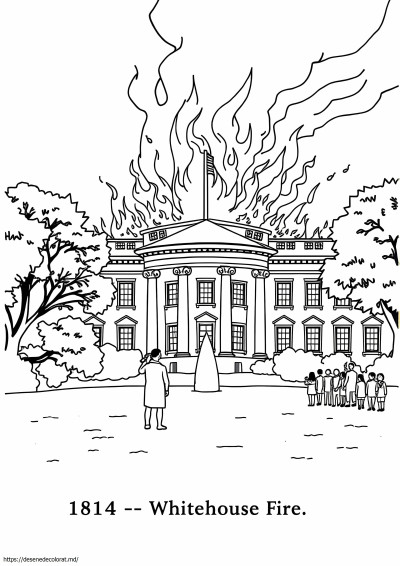 1814 incendiu la casa albă