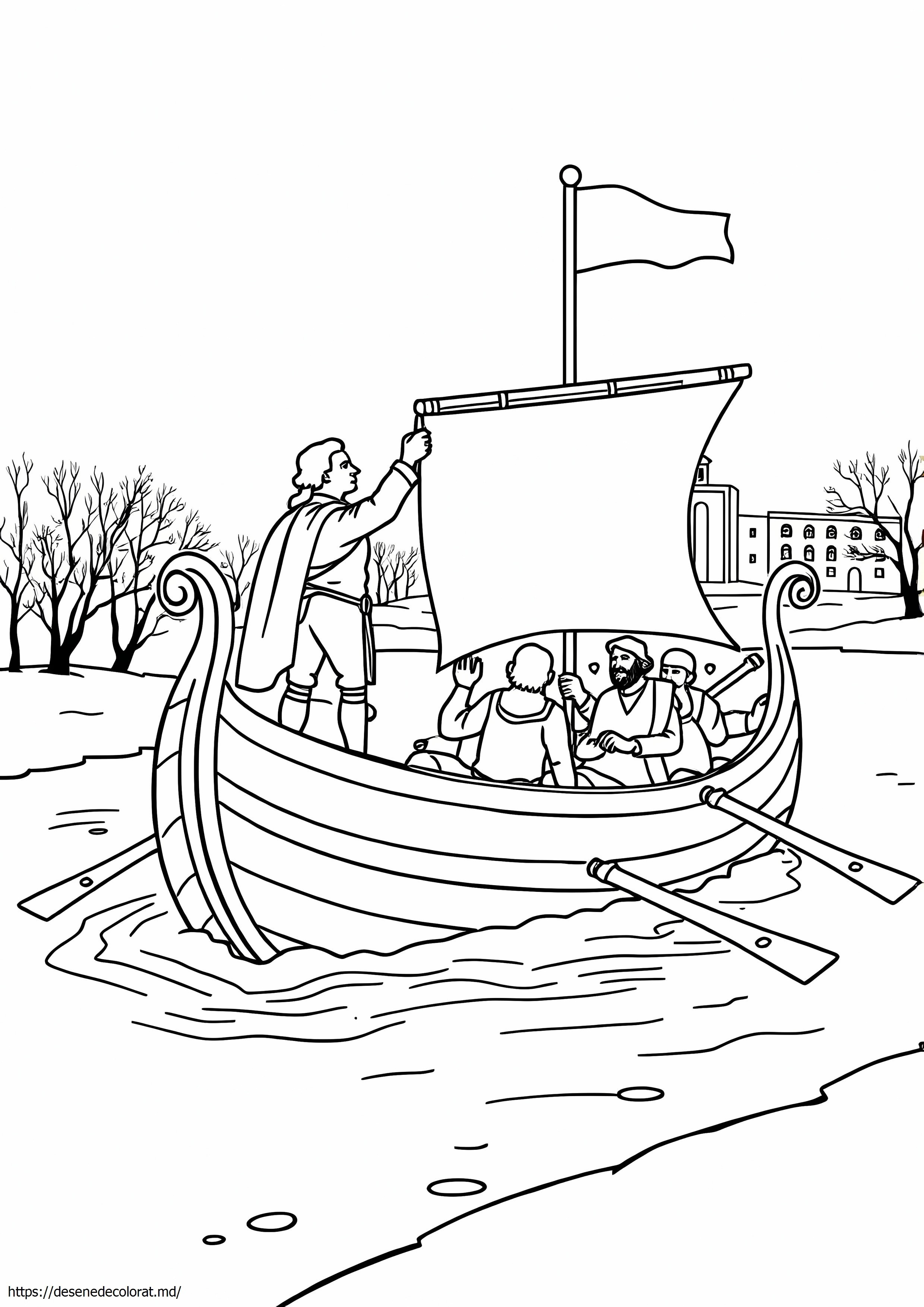 George washington traversând delaware-ul