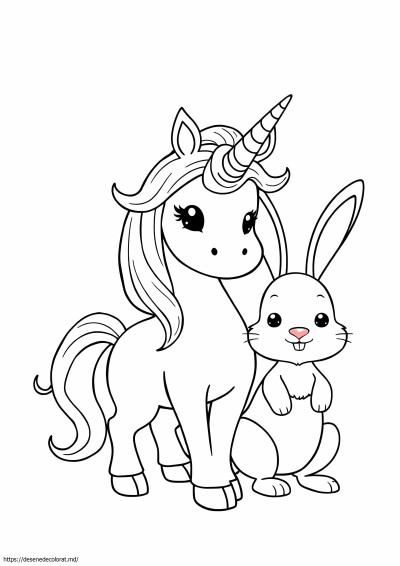Unicorn și iepuraș