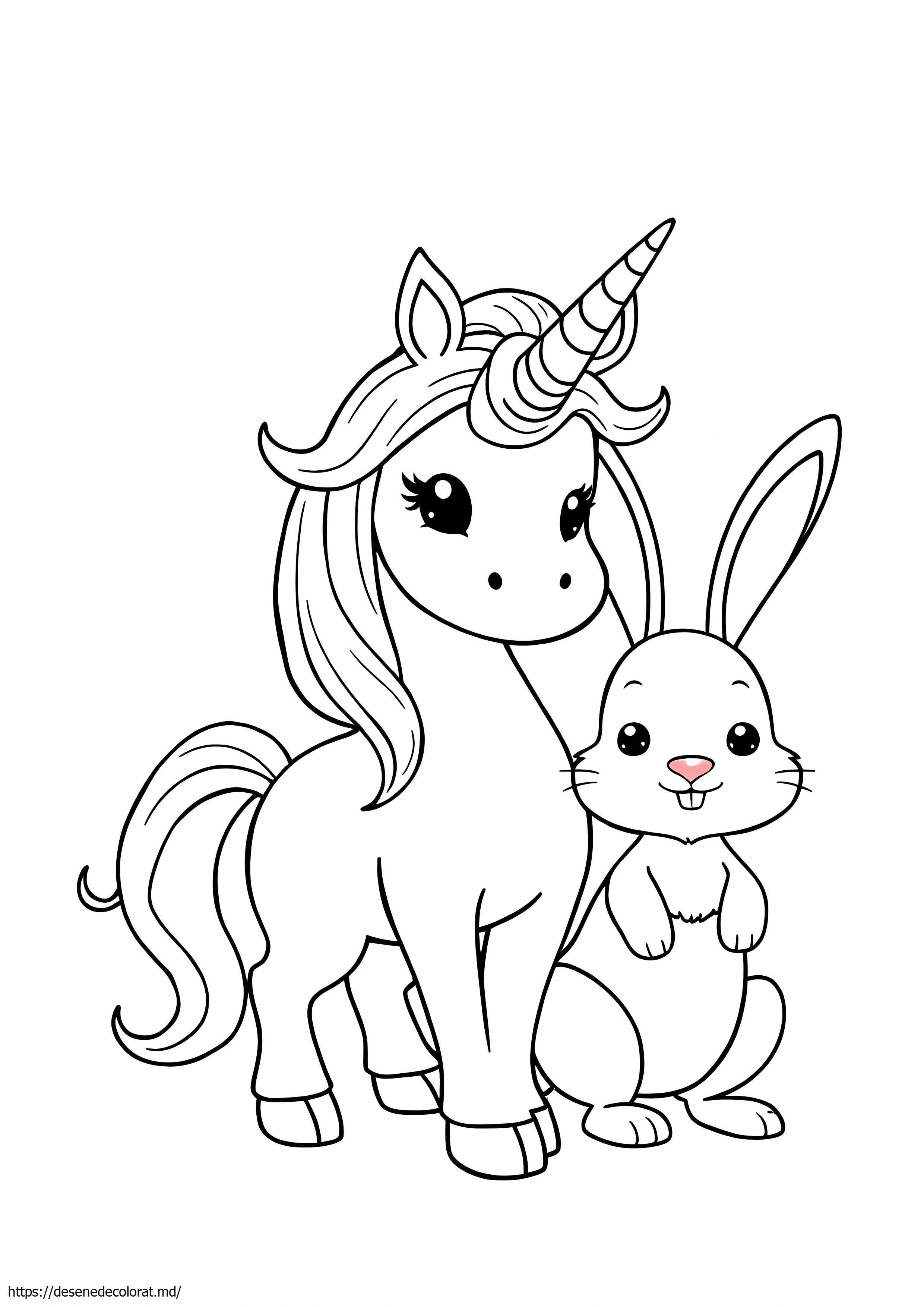 Unicorn și iepuraș