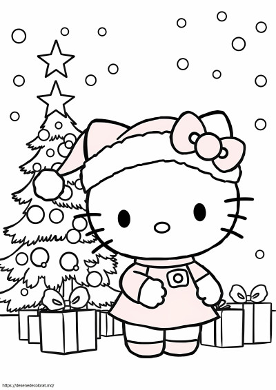 Craciun dragut hello kitty