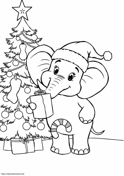 Elefant de Crăciun