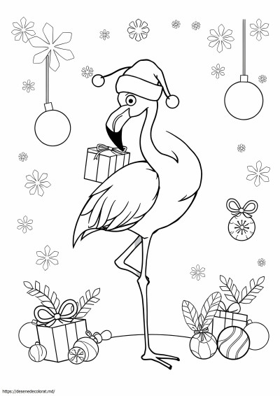 Flamingo de Crăciun