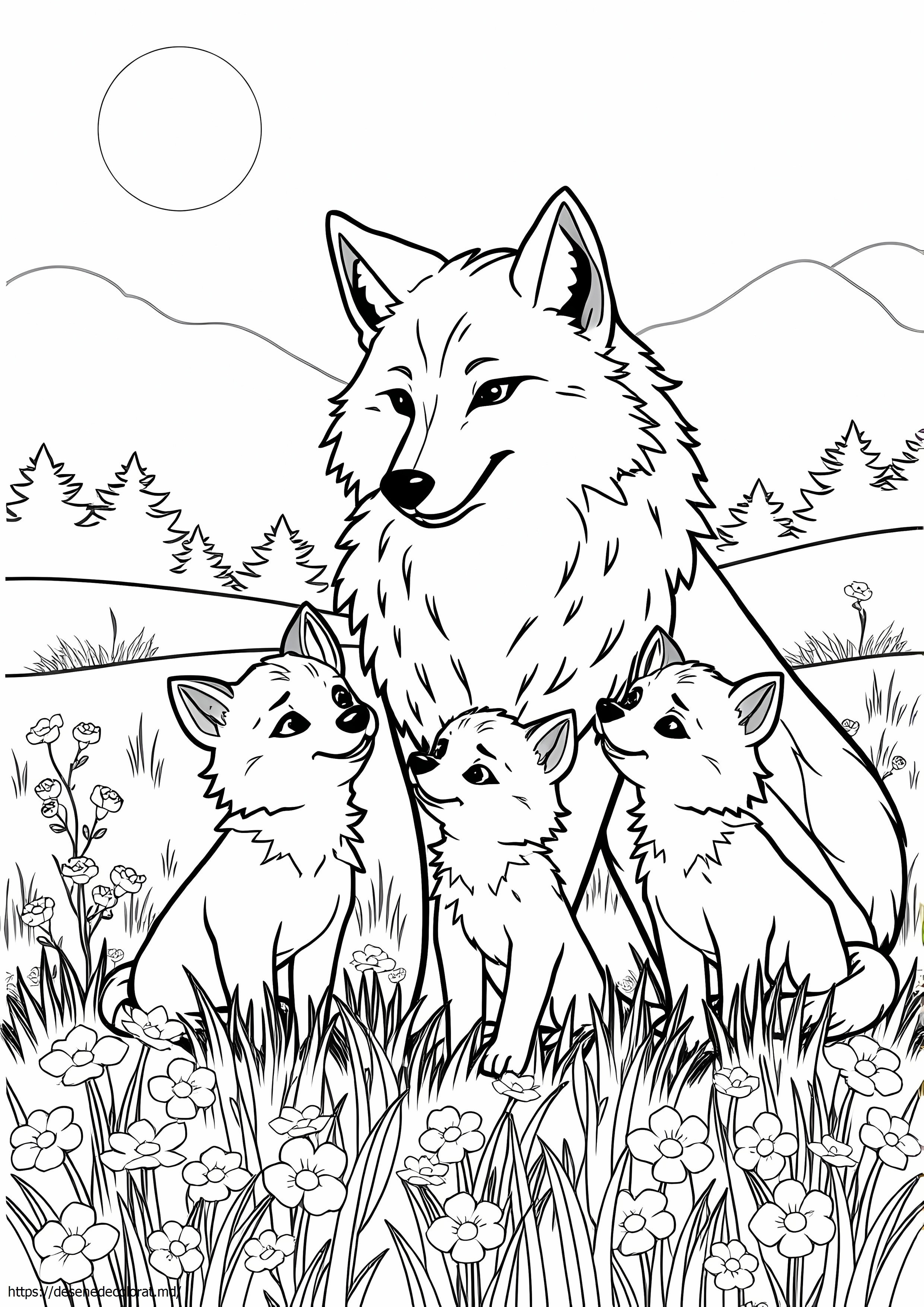 Familie de lup