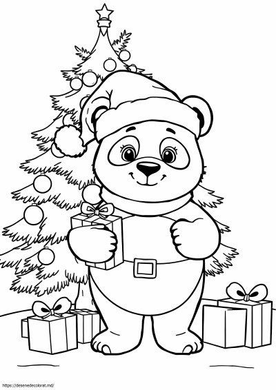 Panda de Crăciun