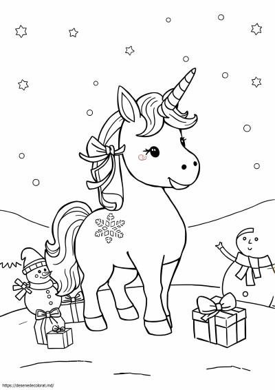 Unicorn de Crăciun