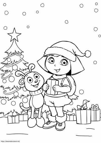 Dora si cizme de Craciun