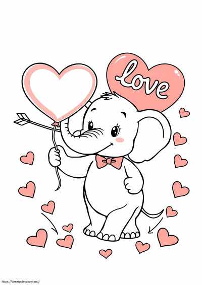 Valentine elefant