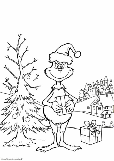 Grinch brad de Crăciun