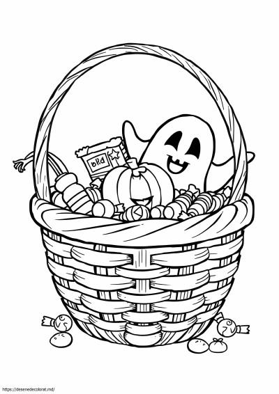 Coș de Halloween