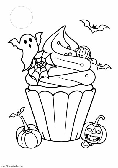 Cupcake de Halloween