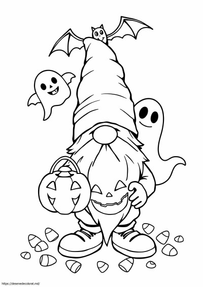 Gnom de Halloween
