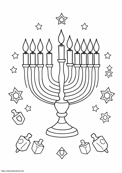 Hanukkah menorah