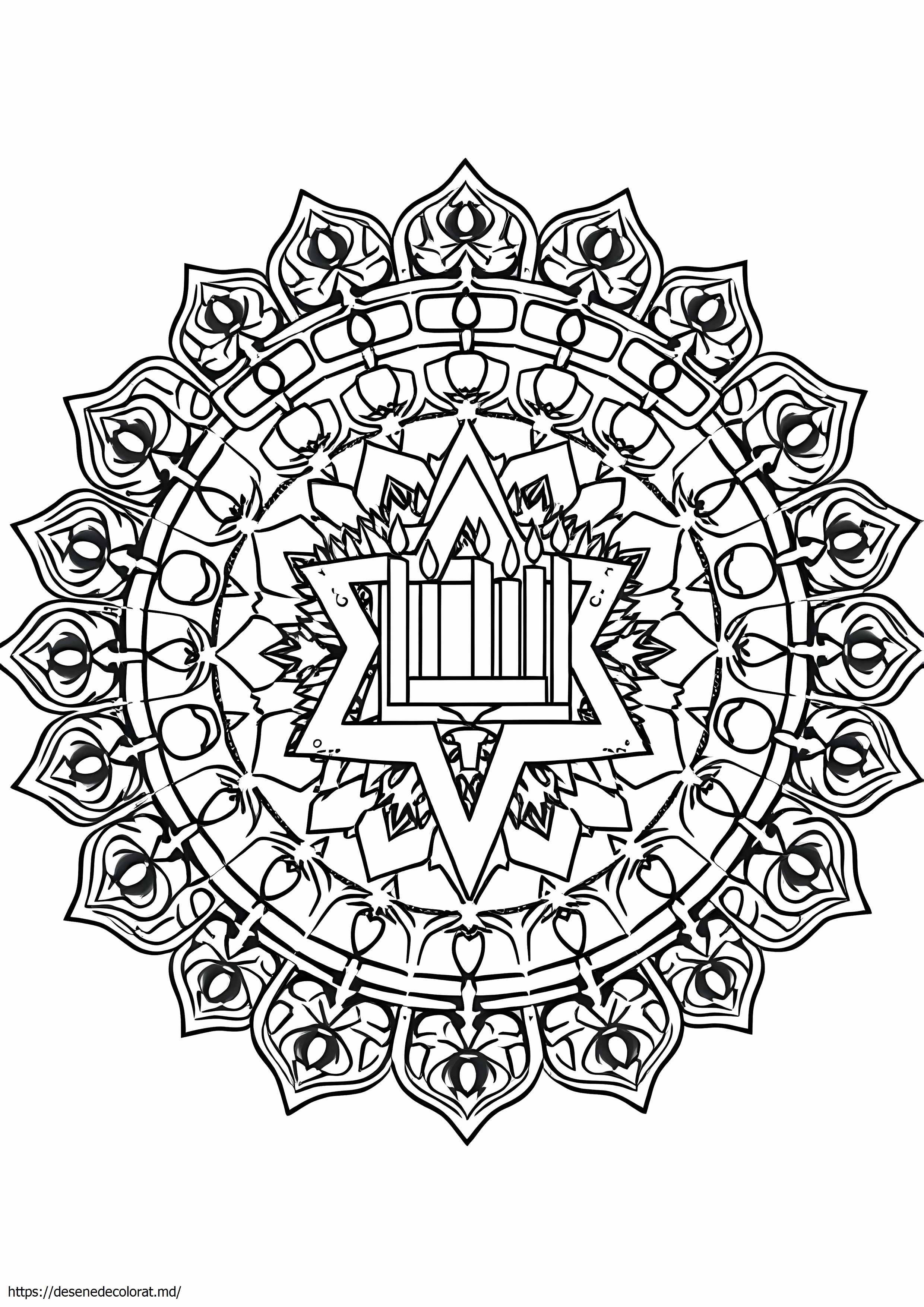 Mandala hanukkah