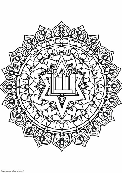 Mandala hanukkah