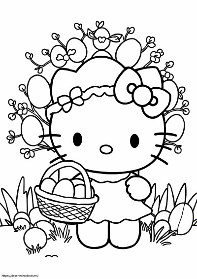 Hello kitty Paște fericit