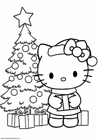 Hello kitty craciun