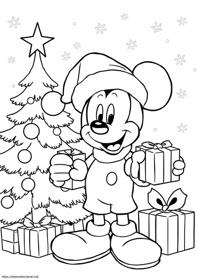 Mickey mouse craciun
