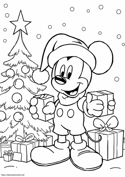 Mickey mouse disney craciun
