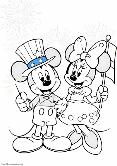 Mickey mouse-ul patru iulie