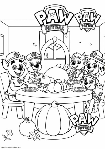 Paw Patrol Ziua Recunoștinței